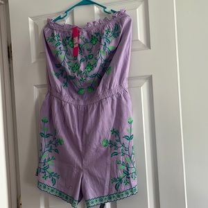 Lilly Pulitzer NWT Jene Embroided Romper